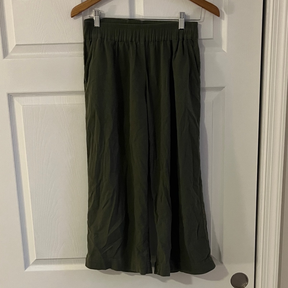 Oddbird Turkish Cotton Green Lounge Pants - Picture 2 of 4